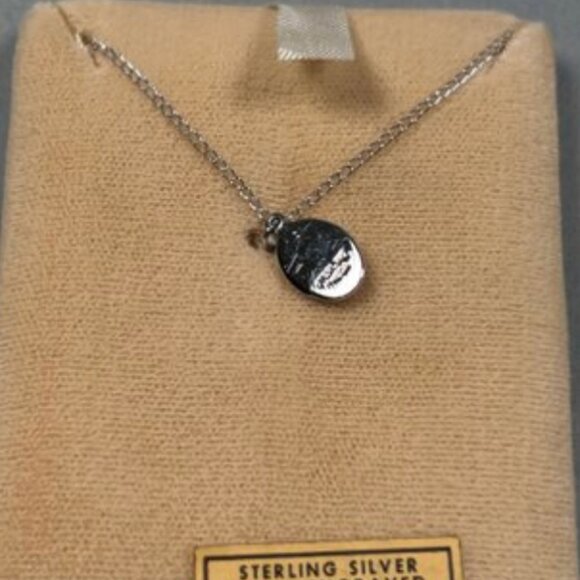 Vintage Shalimar Sterling Silver Saint Christopher Medallion Necklace - Picture 4 of 6